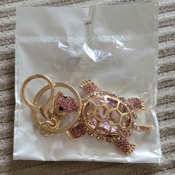 Turtle Key Chain/ Bag Charm NIP - Picture 2 of 2